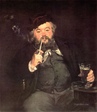  Impressionism Oil Painting - Le Bon Bock A Good Glass of Beer Realism Impressionism Edouard Manet